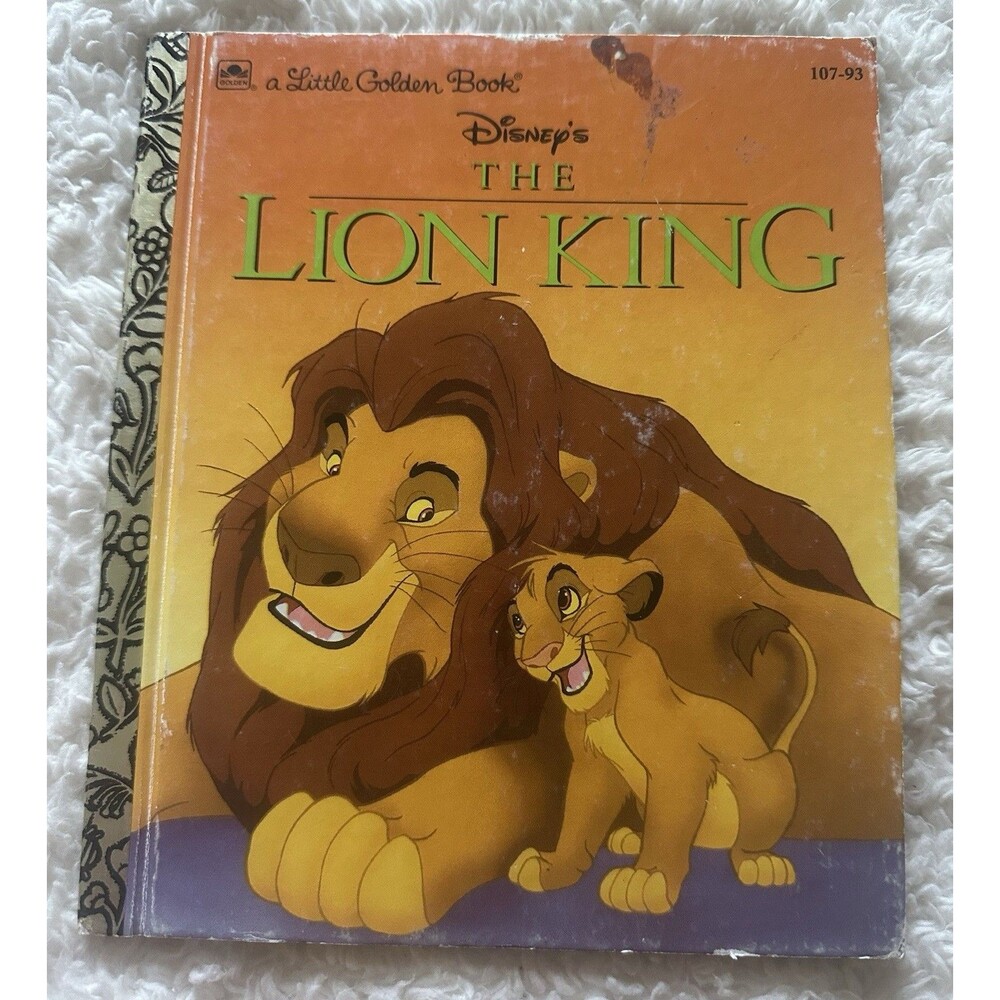 Disney's The Lion King Justine Korman 1994 VTG Little Golden Book Illustrated